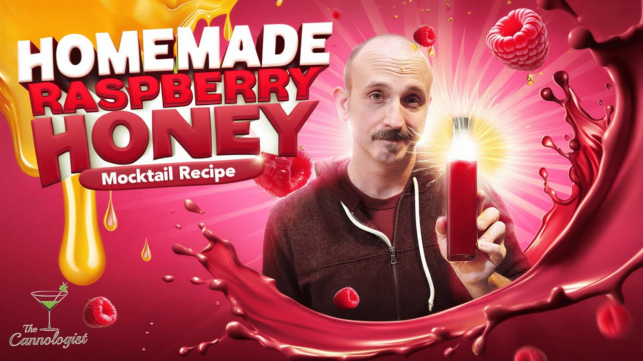 🍯🍓 HOMEMADE RASPBERRY HONEY &mdash; MOCKTAIL RECIPE 🍓🍯
