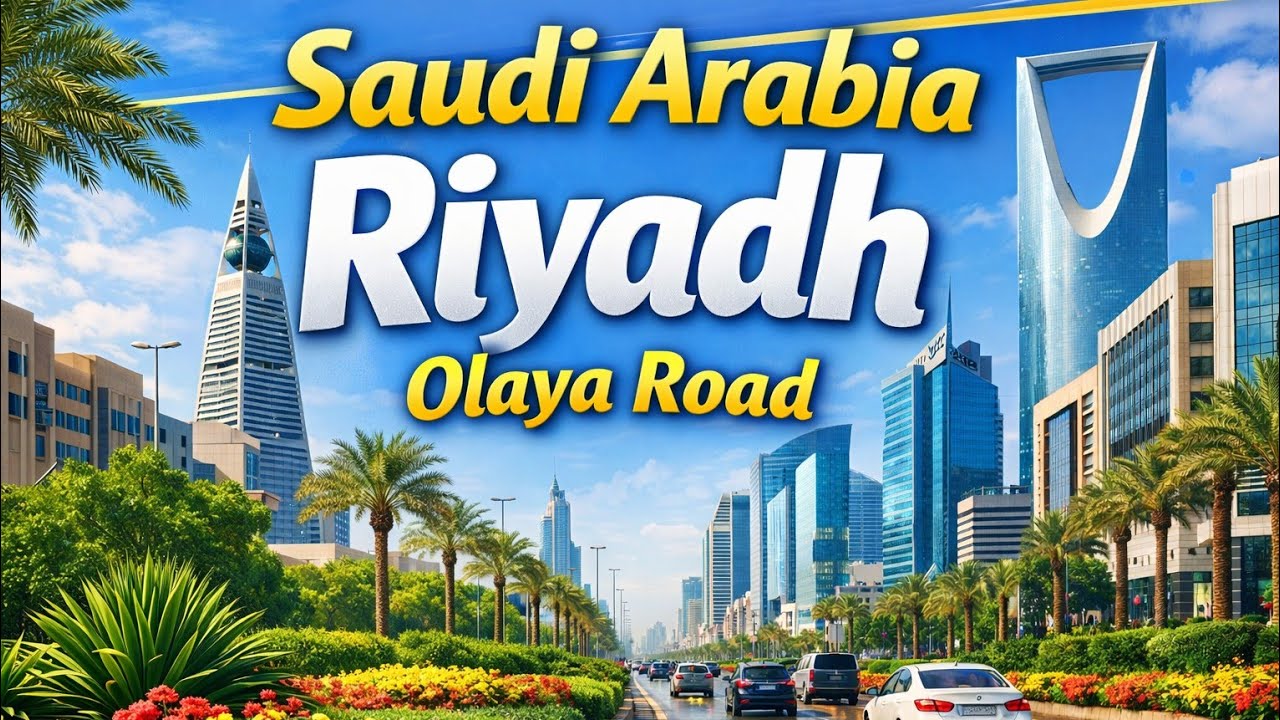 Exploring Olaya Road Riyadh | Saudi Arabia Vlog  