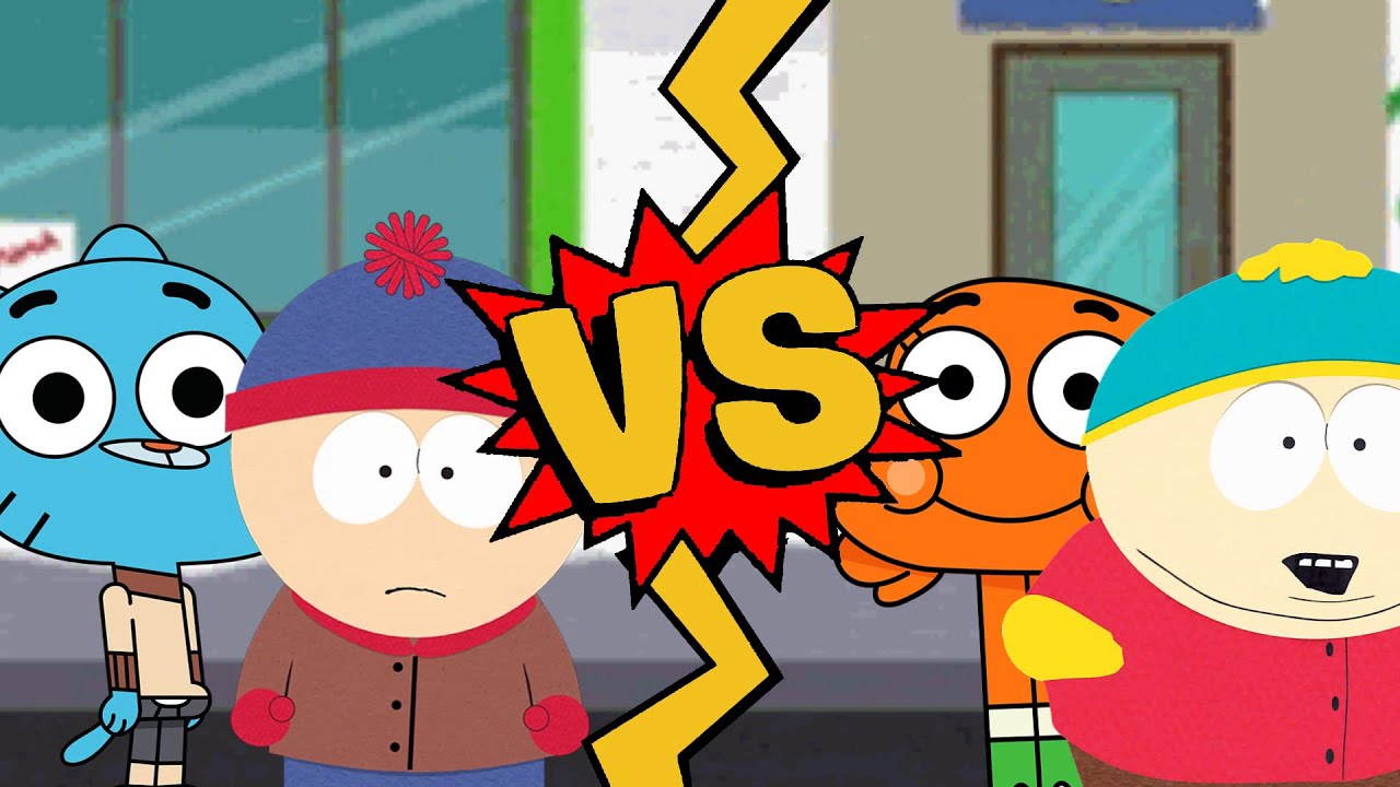 M.U.G.E.N. Battles | Gumball/Stan Marsh vs Darwin/Eric Cartman