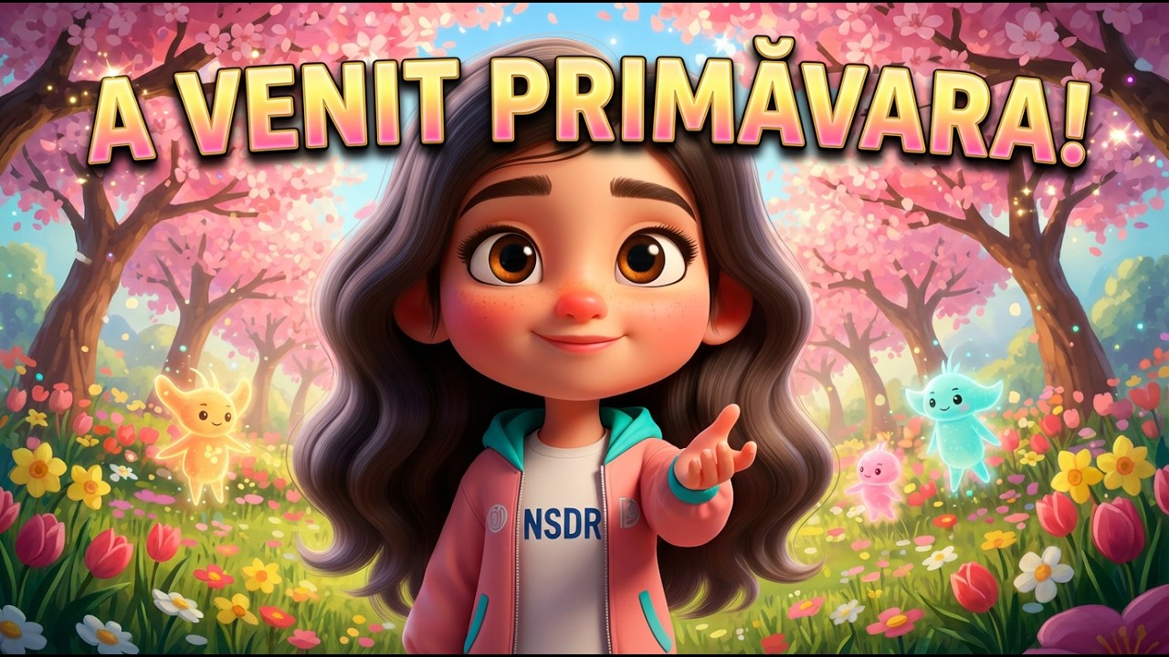 A venit Primavara  | Glasul Florilor – Cântec pentru Grădiniță Animatie 3D
