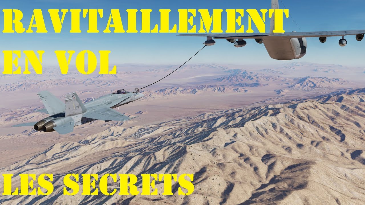 DCS F/A-18 ravitaillement en vol, air refuel. #dcswqc