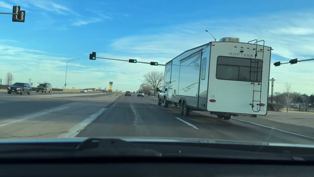 Morning Drive from Hastings to Grand Island, Nebraska | 4K No Talking
