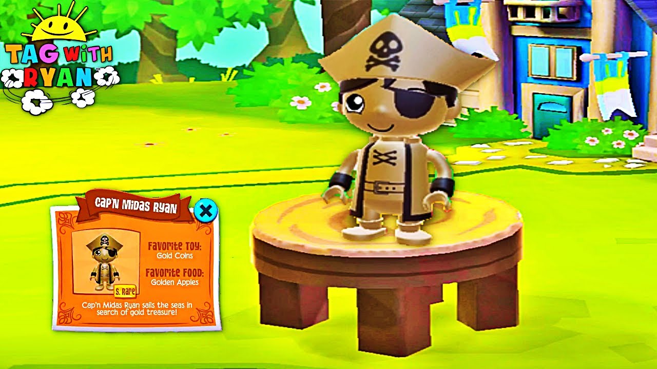 Tag with Ryan Cap'N Midas Ryan Character Unlocked and Fully Upgraded & All Characters (Android,iOS)
