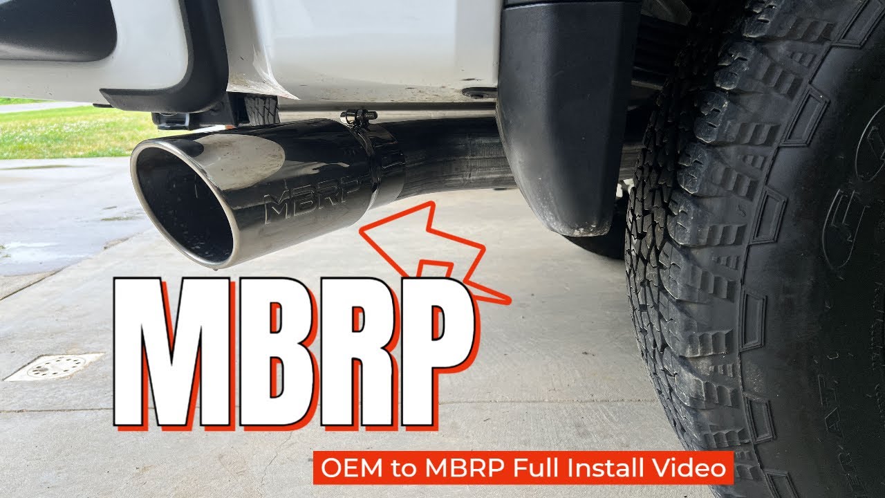 GMC Sierra MBRP Cat Back Exhaust install & Review