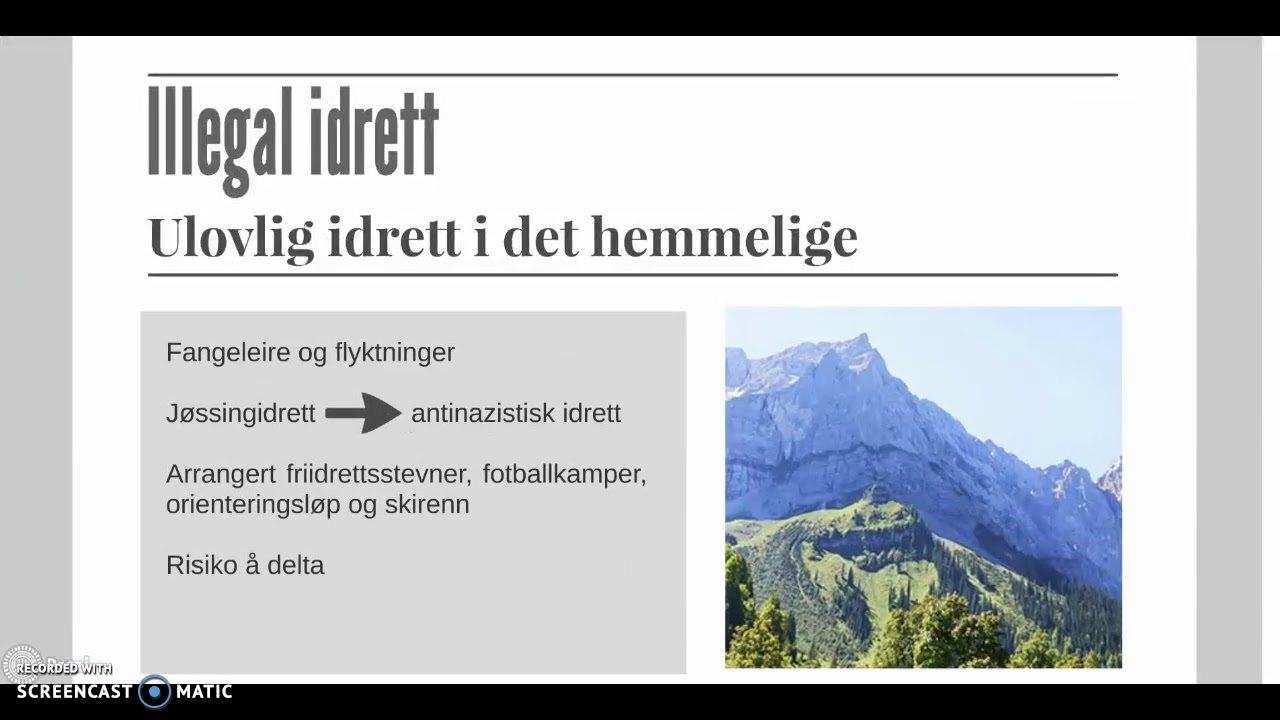 Idrett i Norge under 2.verdenskrig