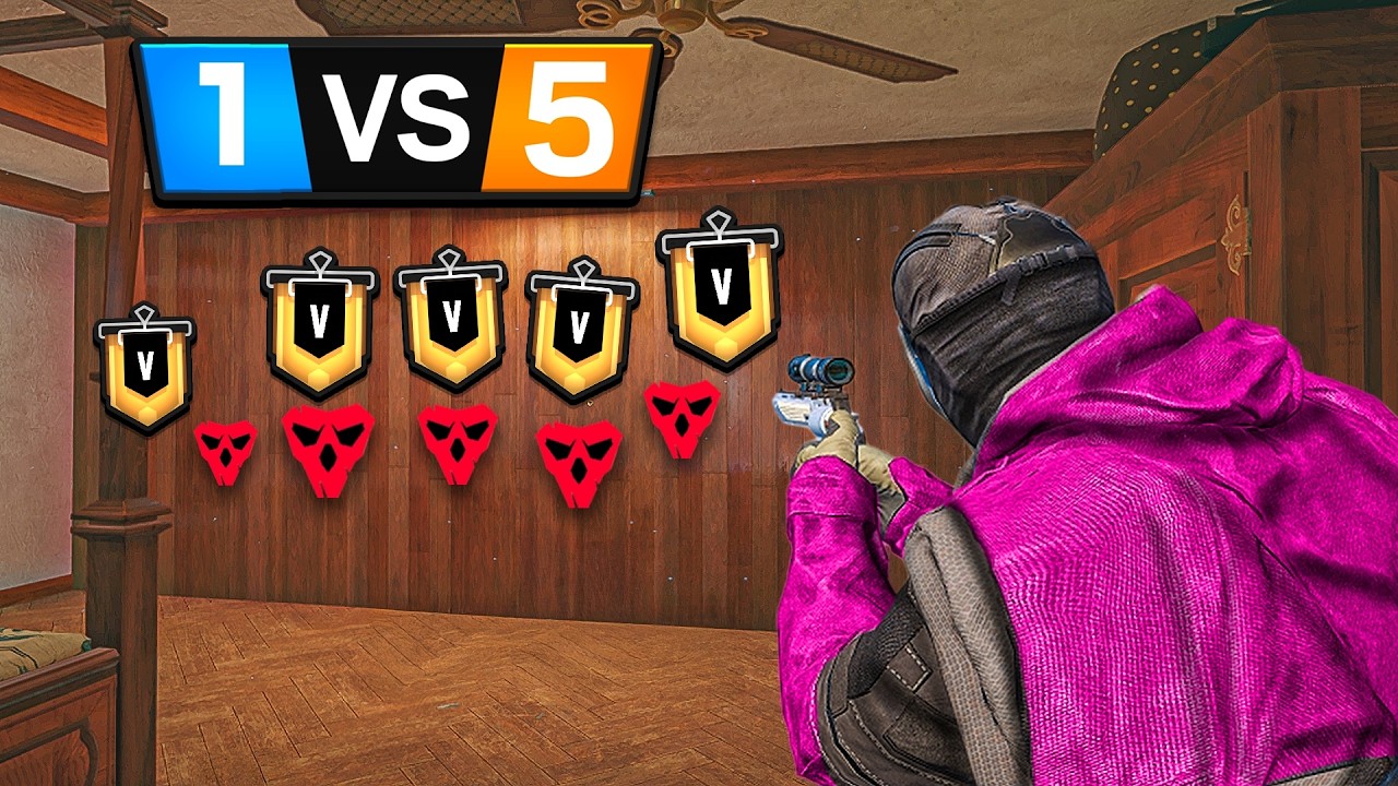 1 BUFFED Deimos vs 5 Bronzes (Rainbow Six Siege)