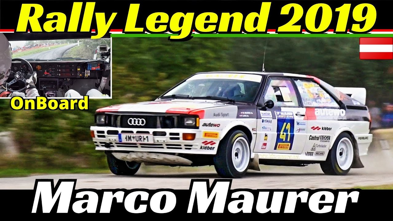 1985 Audi Quattro GR4 OnBoard & Powerslides, Marco Maurer/Patrik Lutz, Rally Legend San Marino 2019