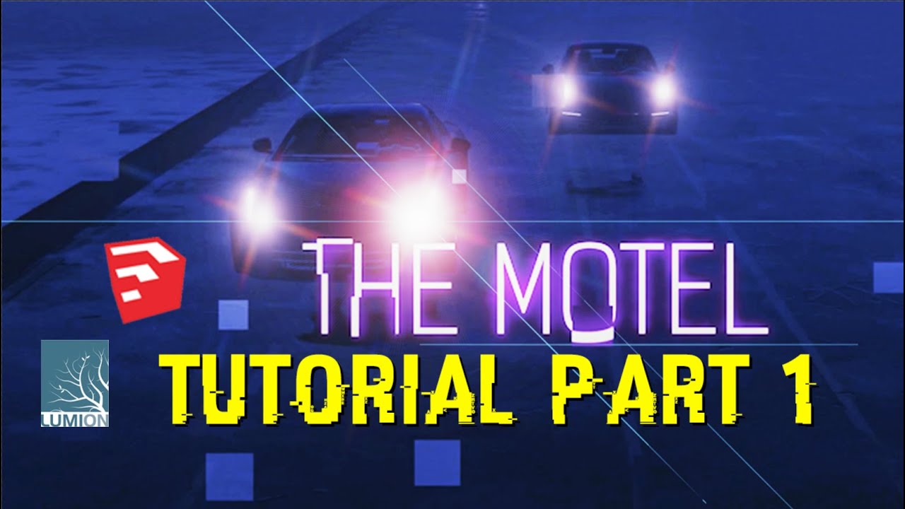 LUMION 10 Car race animation TUTORIAL 1/4  (MODELING)