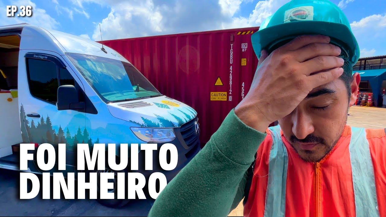 DESPACHAMOS O MOTORHOME SPRINTER EM UM NAVIO RUMO A AMÉRICA CENTRAL | Preços e perrengues EP.36