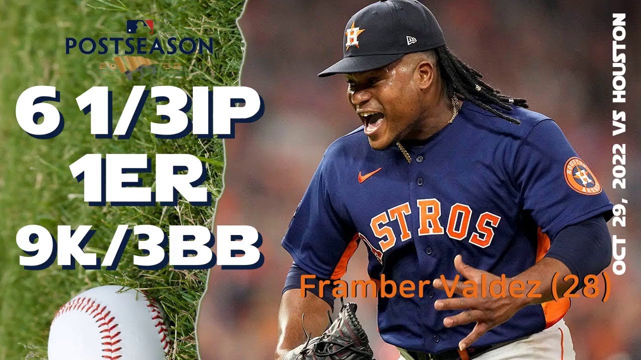 [WS game 2] Framber Valdez | Oct 29, 2022 | MLB highlights