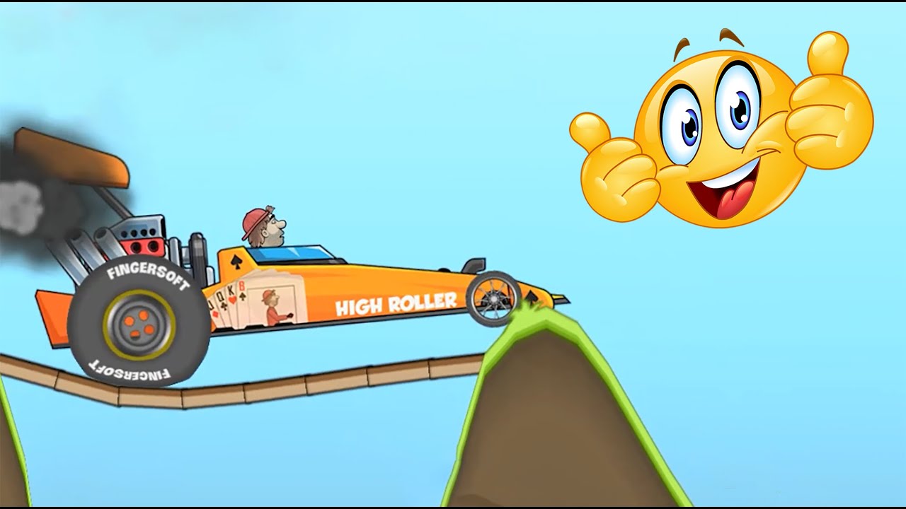 Big Back Wheel, Tiny Front Wheel?! 😯 | Hill Climb Racing Challenge