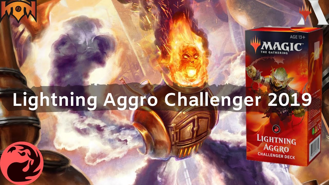 Playing Lightning Aggro Challenger Deck in MtG Arena | Red 2019 Deck Tech and Gameplay