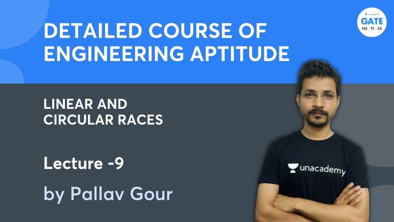 Linear And Circular Races |  Speed, Distance & Time | Engineering Aptitude