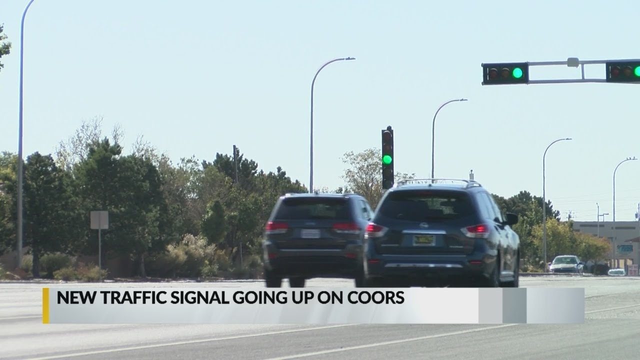 New traffic signals to be added along Coors