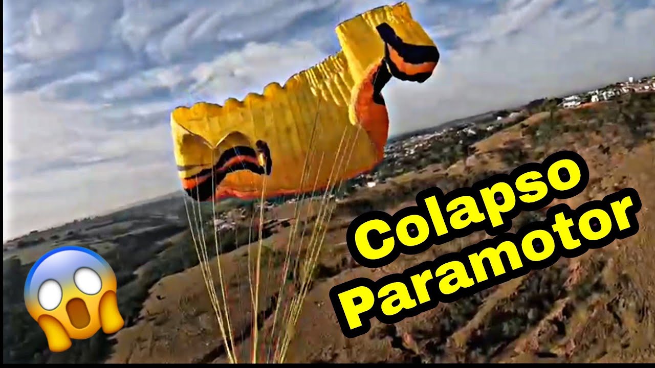 Entenda porque o parapente colapsou, porque o parapente fechou ?