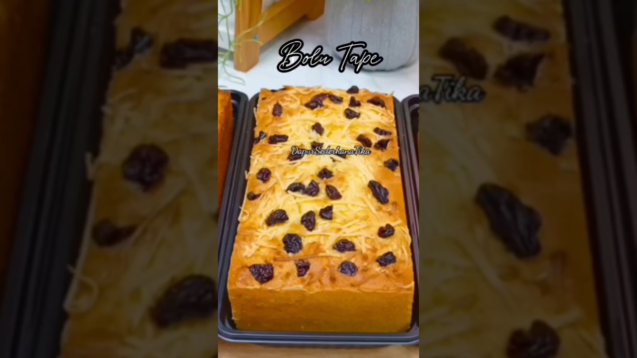 Bolu Tape Panggang 1 Resep Jadi 3 loyang untuk jualan