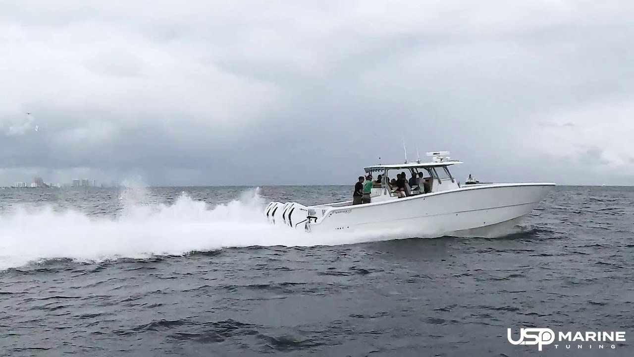 Freeman 42 with Quad 450R HAULING A**!