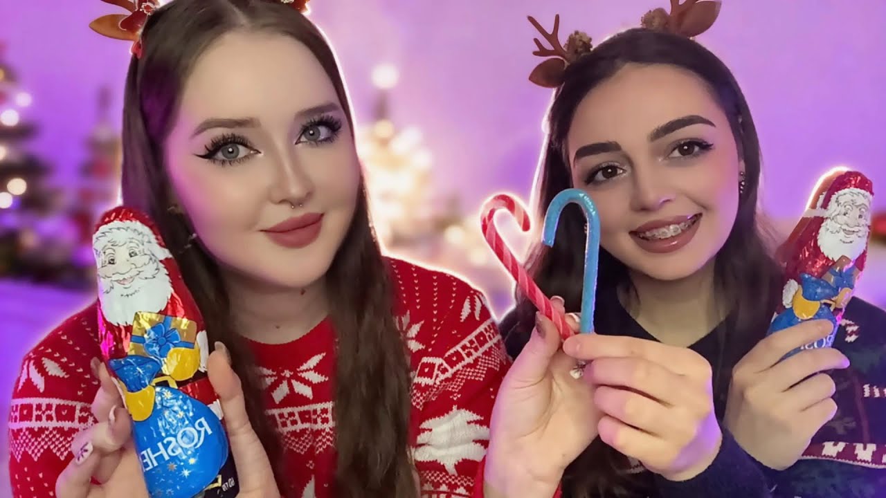 ASMR🍬Новогодний ИТИНГ с ПОДРУГОЙ🎄💘