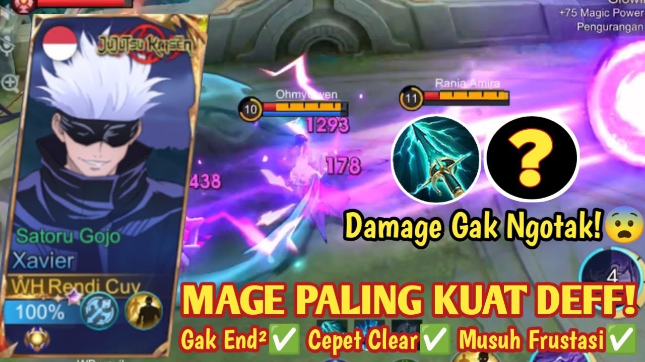 XAVIER BUAT MUSUH KENA MENTAL! GAK END-END🤣 KUAT BANGET BUAT NGE DEFFEND NI HERO! - MLBB