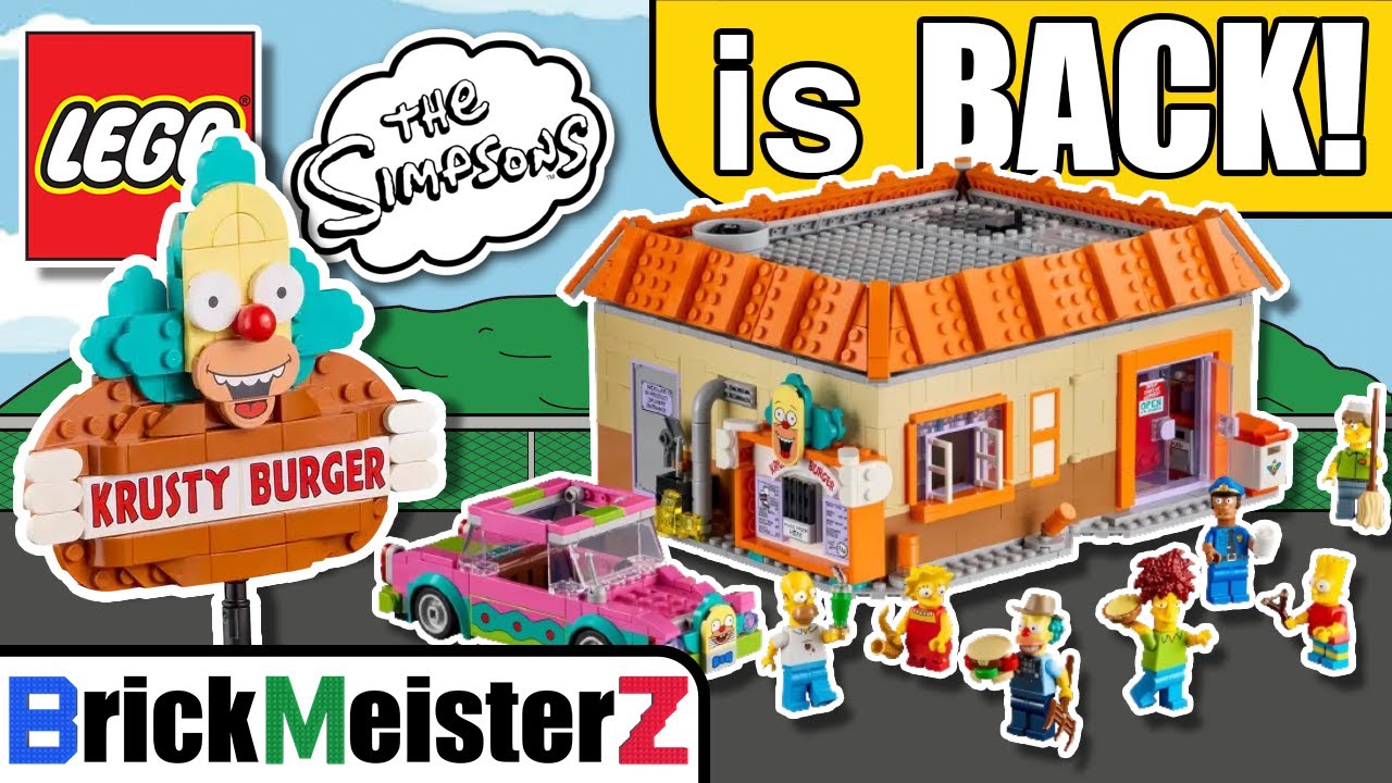 LEGO&nbsp;Simpsons 2025&nbsp;Krusty&nbsp;Burger&nbsp;Set REVEAL