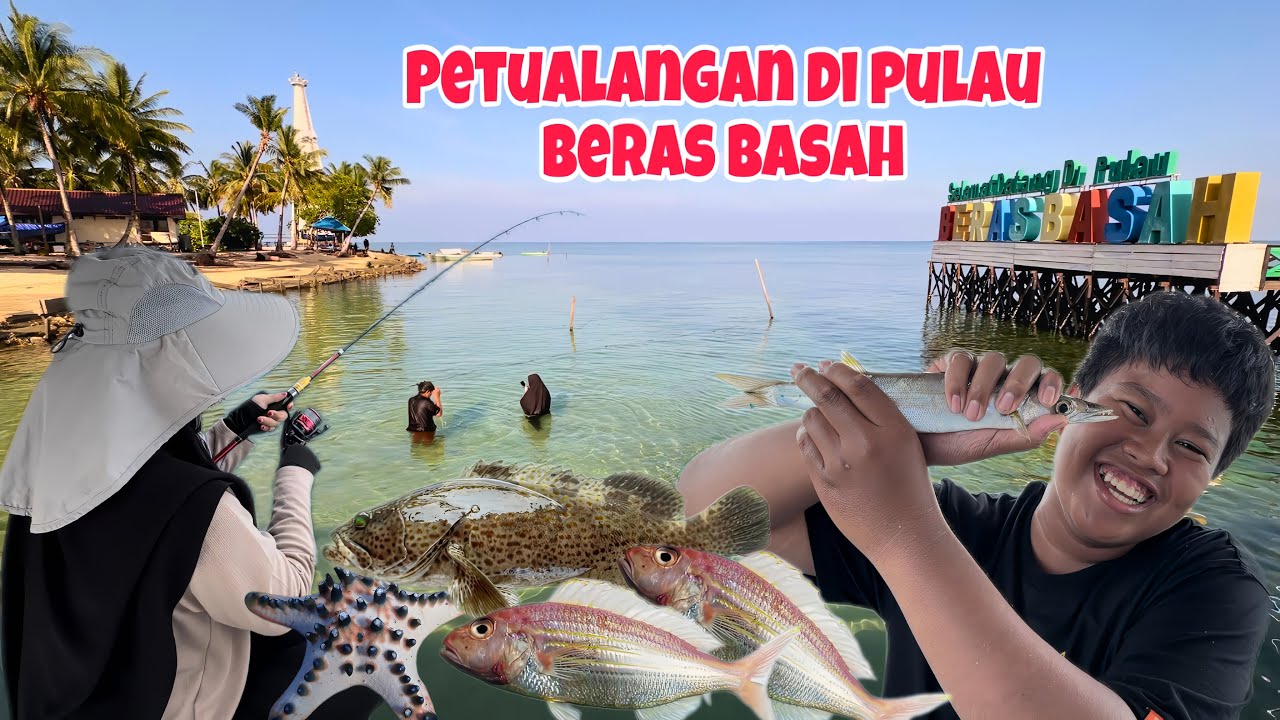 TRIP PETUALANGAN MANCING DI PULAU BERAS BASAH‼️