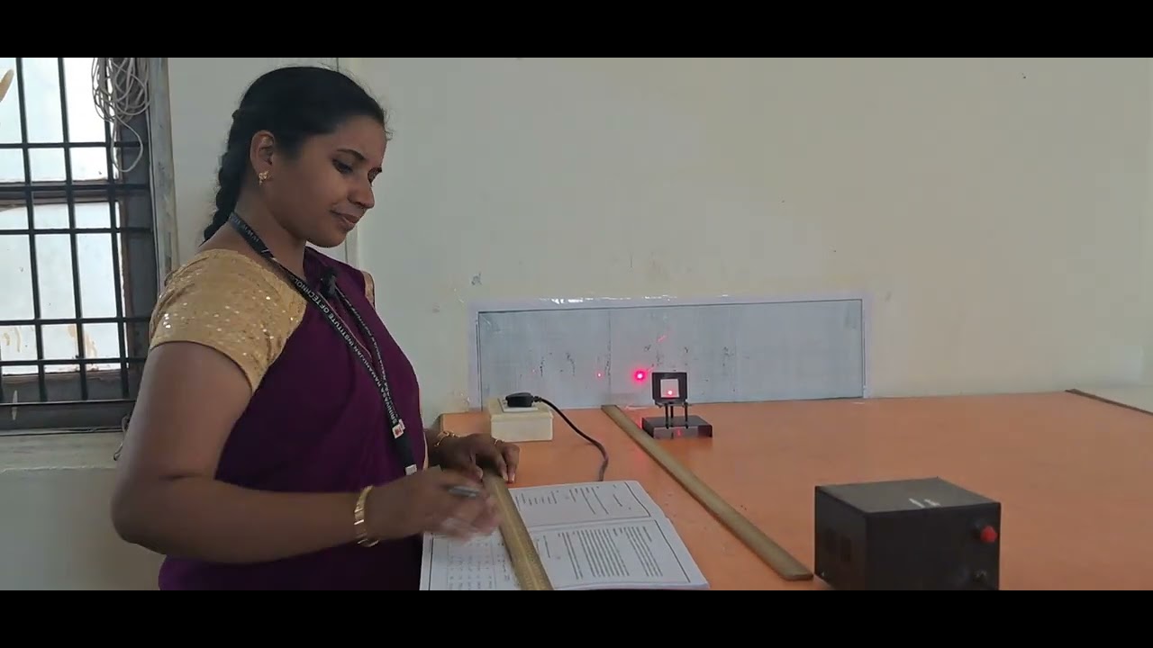 Engineering Physics Experiment-Wavelength of the LASER
