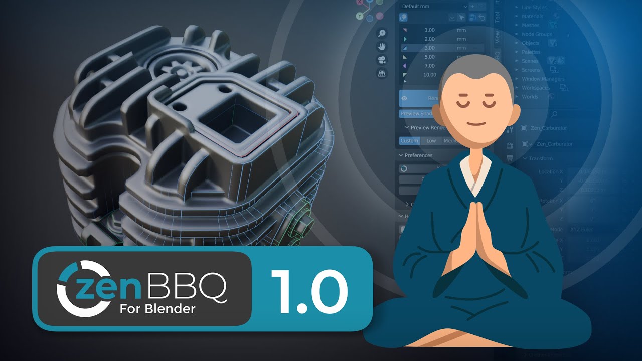 Zen BBQ для Blender &mdash; быстрое создание скосов! (v1.0)