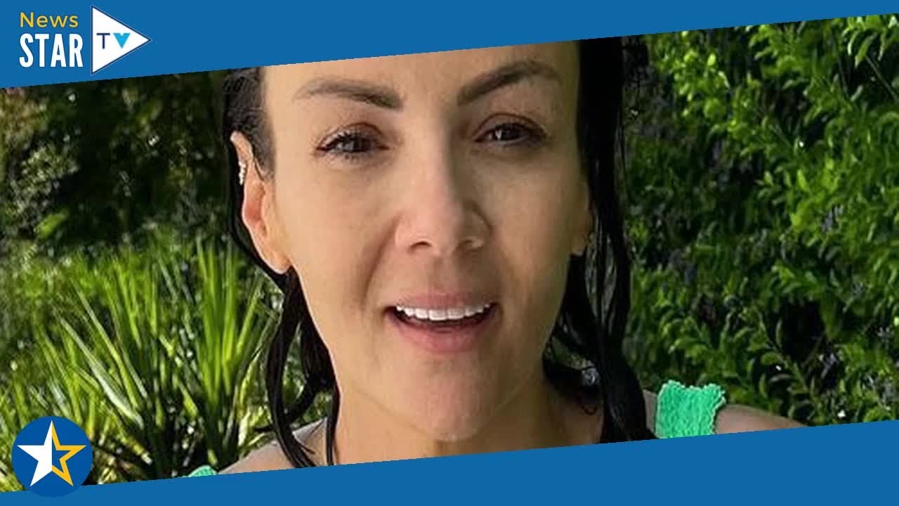 Martine McCutcheon shows off weight loss in high-cut swimsuit as she holidays in Italy