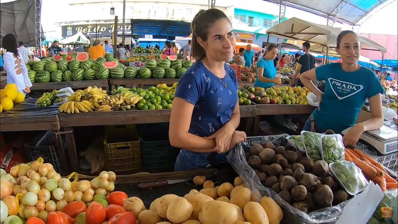 Feira Livre de São José do Egito PE - Só fartura e Frutas da época 16/03/2024