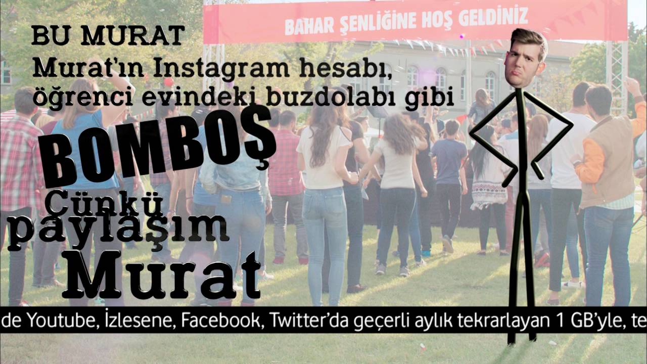 Murat Gibi Olma – Vodafone FreeZone’lu Ol 