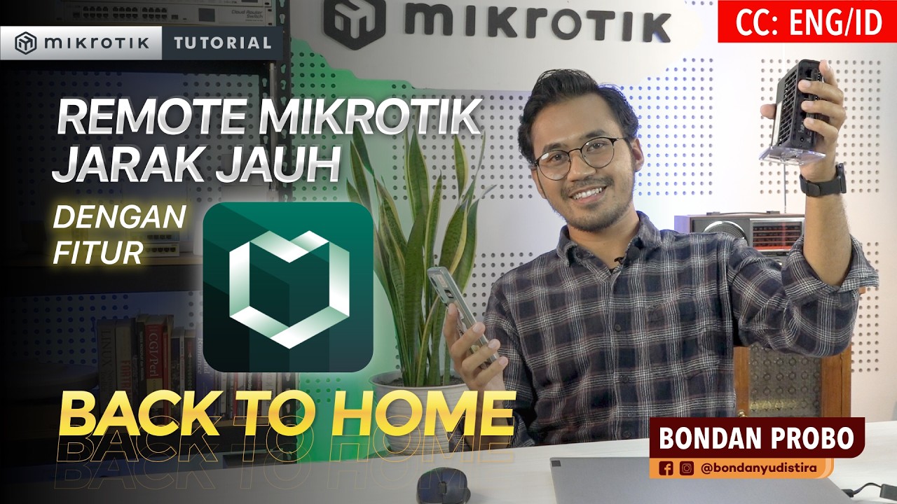 Remote MikroTik Jarak Jauh Dengan Fitur Back To Home - MIKROTIK TUTORIAL [ENG SUB]