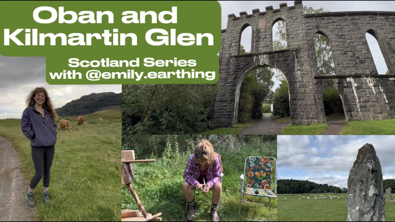 Oban and Kilmartin Glen | Highland coos, ancient stones, castle, woodworking | Scotland Series