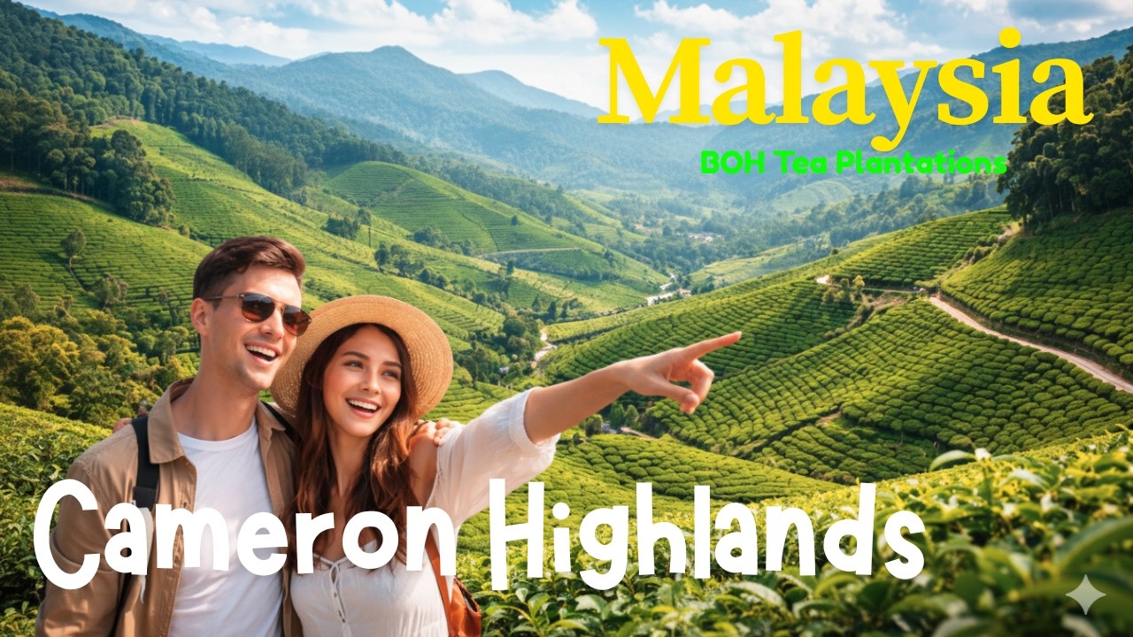 🇲🇾 Cameron Highlands : 🍵 BOH Tea Plantation Malaysia: ☁️Iconic Green Hills You Must See!