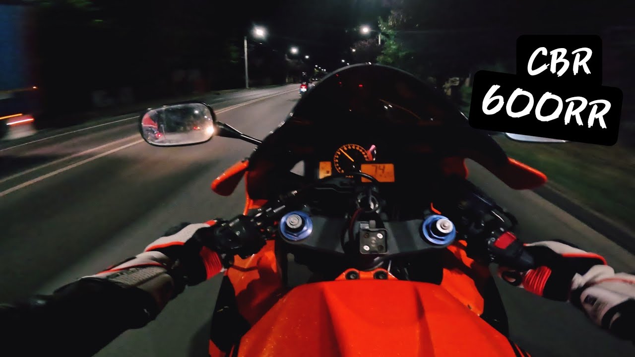 Ночные покатушки CBR 600RR