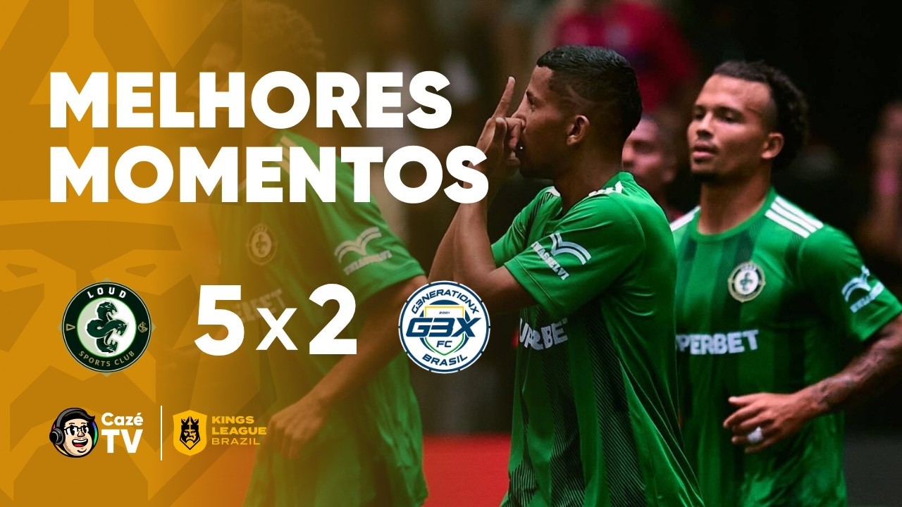 MELHORES MOMENTOS: LOUD 5 X 2 G3X | KINGS LEAGUE BRASIL 2026 | 5&ordf; RODADA
