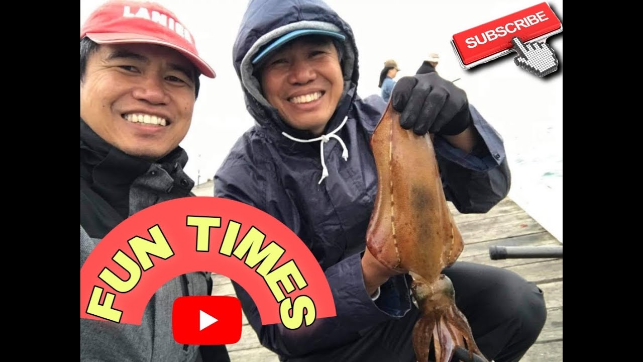 Ep. 3 Catching Squid & other species | Queenscliff Pier, Portarlington, Warmies, Lakes Entrance