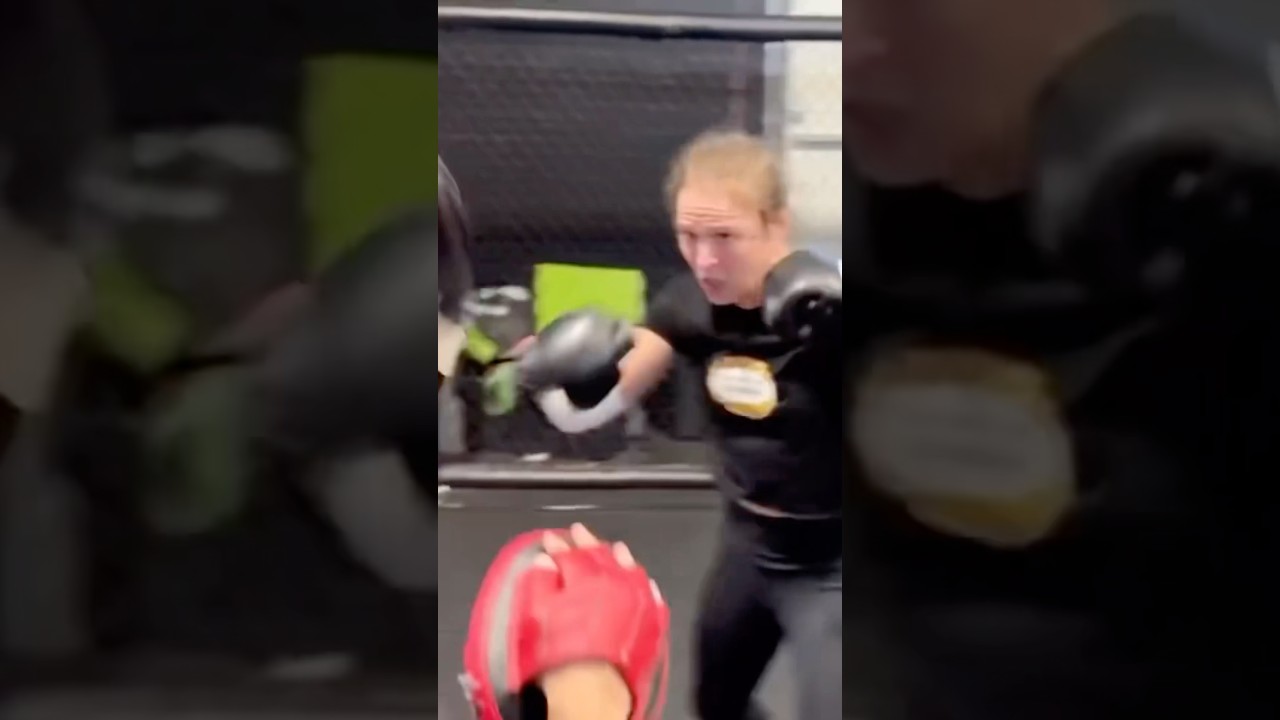 Ronda Rousey drops new training footage ahead of her fight vs Gina Carano 👀🥊