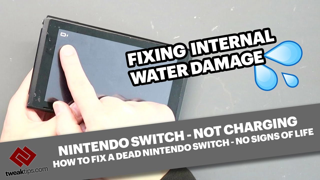 Water Damaged Nintendo Switch Repair - How to fix a Nintendo Switch Not Charging and No Power