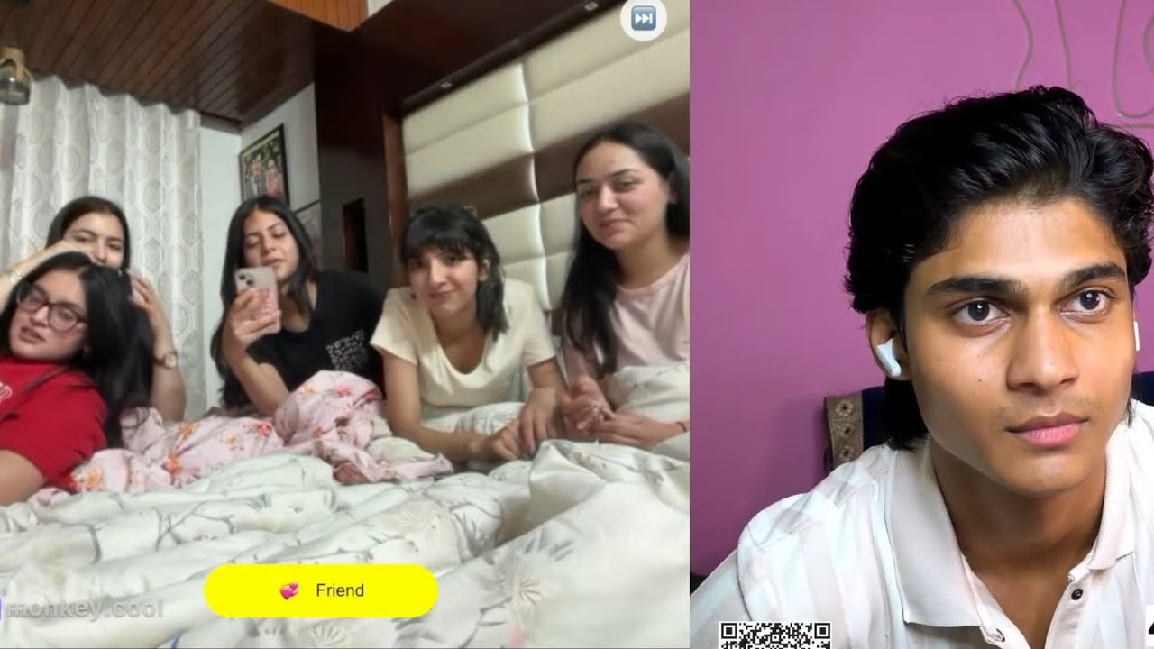 Omegle Pe Aayi Cute Ladki 😍 Part 2 | Monkey App Funny Chatting | Kundan Thakur