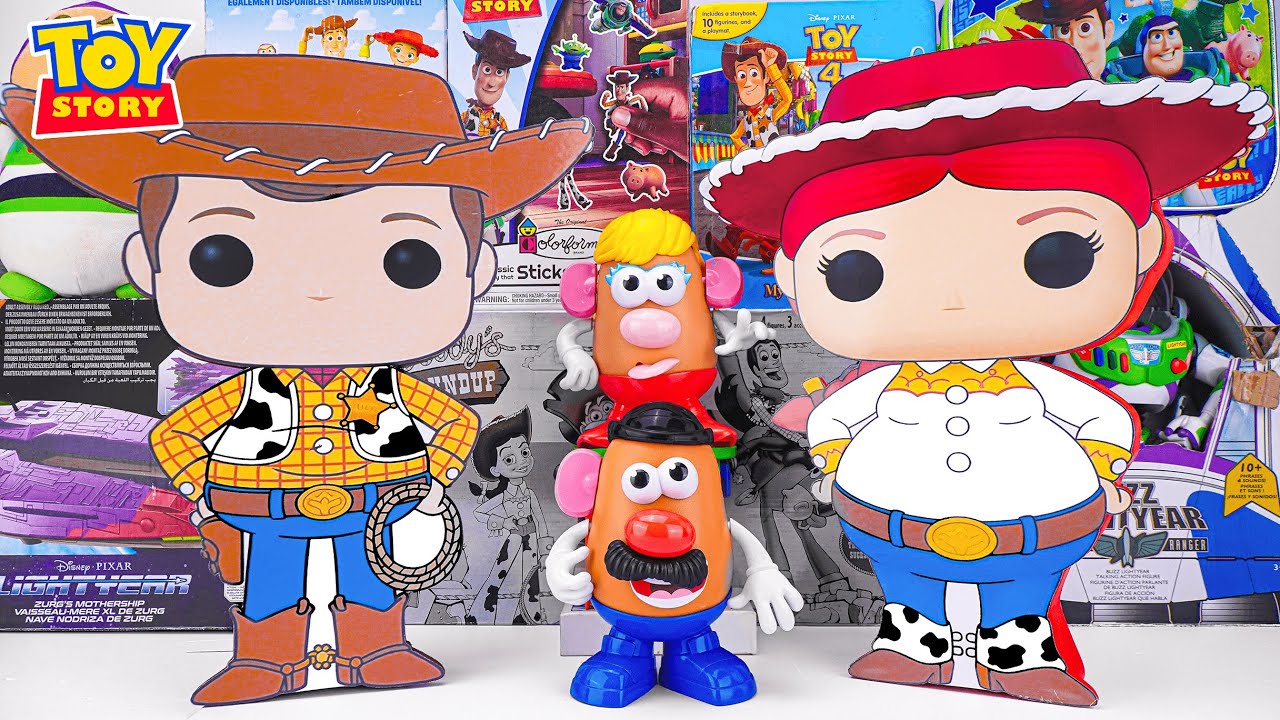 Unboxing Disney Pixar Toy Story toy collection ASMR | Disney Pixar Toy Story Buzz Lightyear, Woody