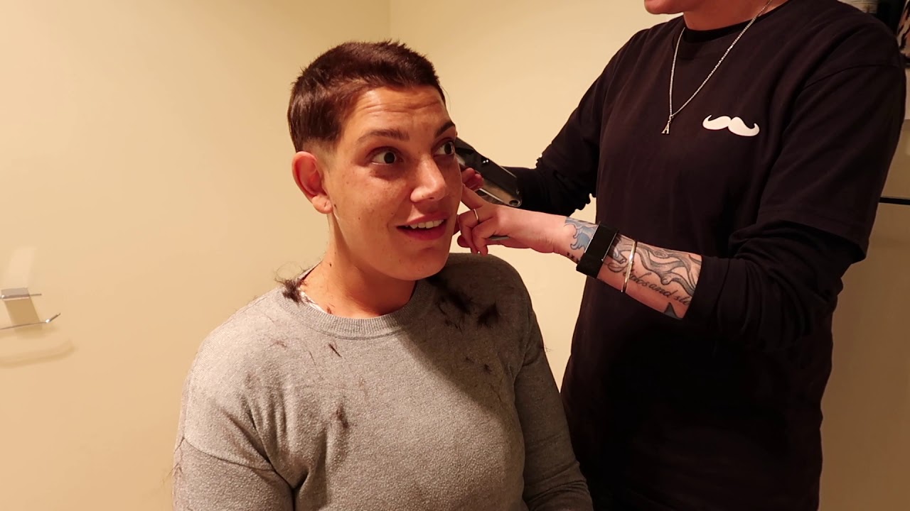 My wife shaves my head - Skin fade