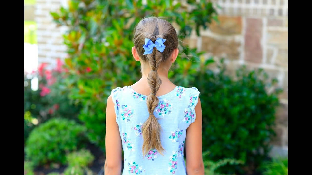 Triple-Flipped Ponytail | Daddy 'Do Hairstyles | Cute Girls Hairstyles