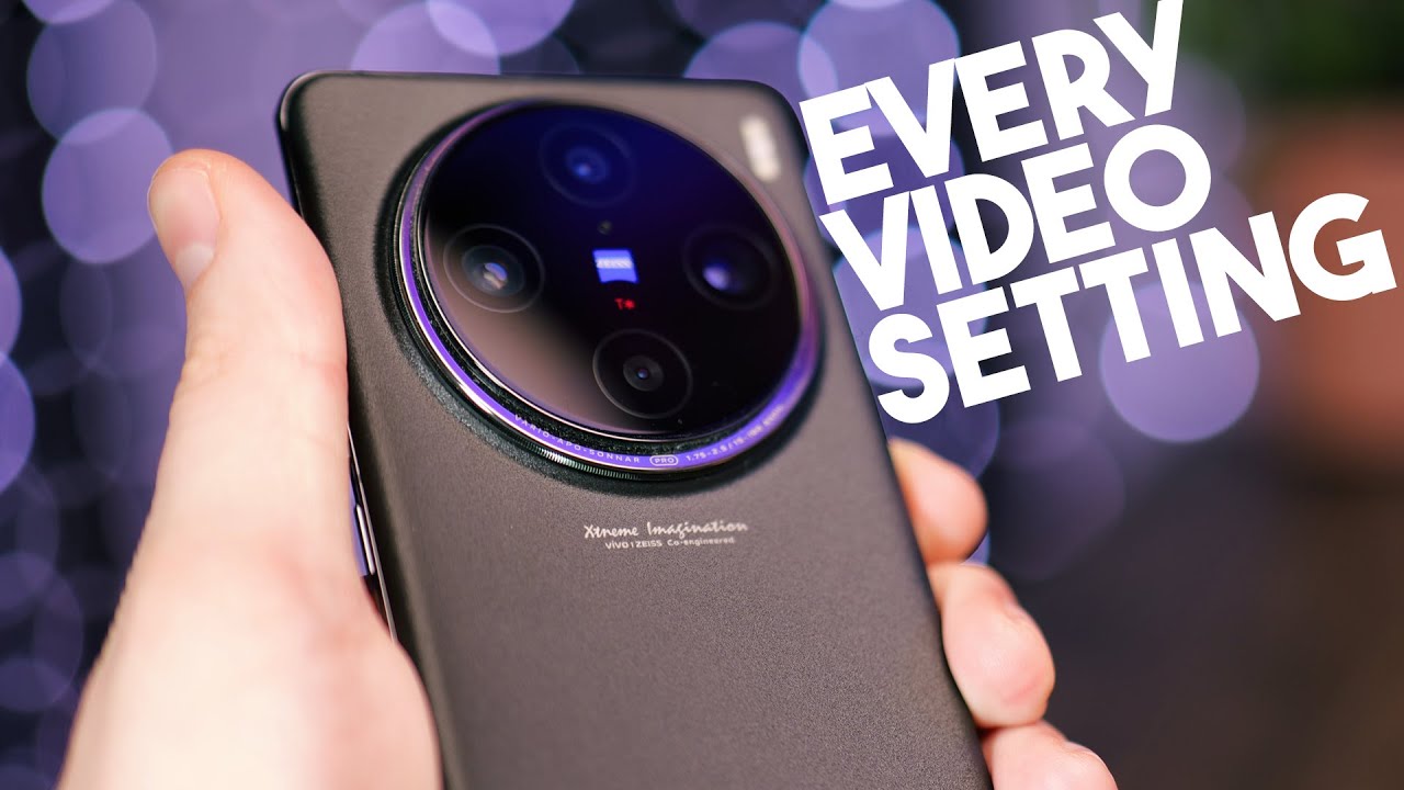 Every Vivo X100 Pro video setting explained