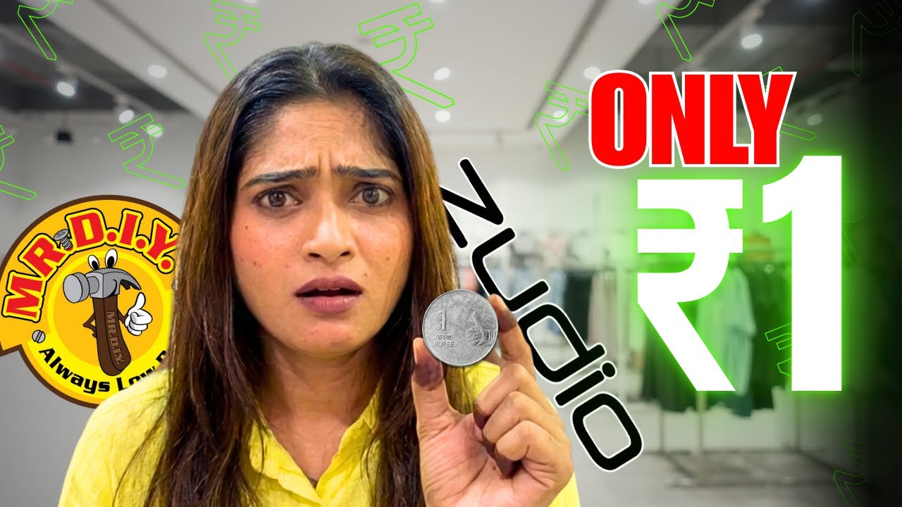 I Went to Zudio with Only ₹1