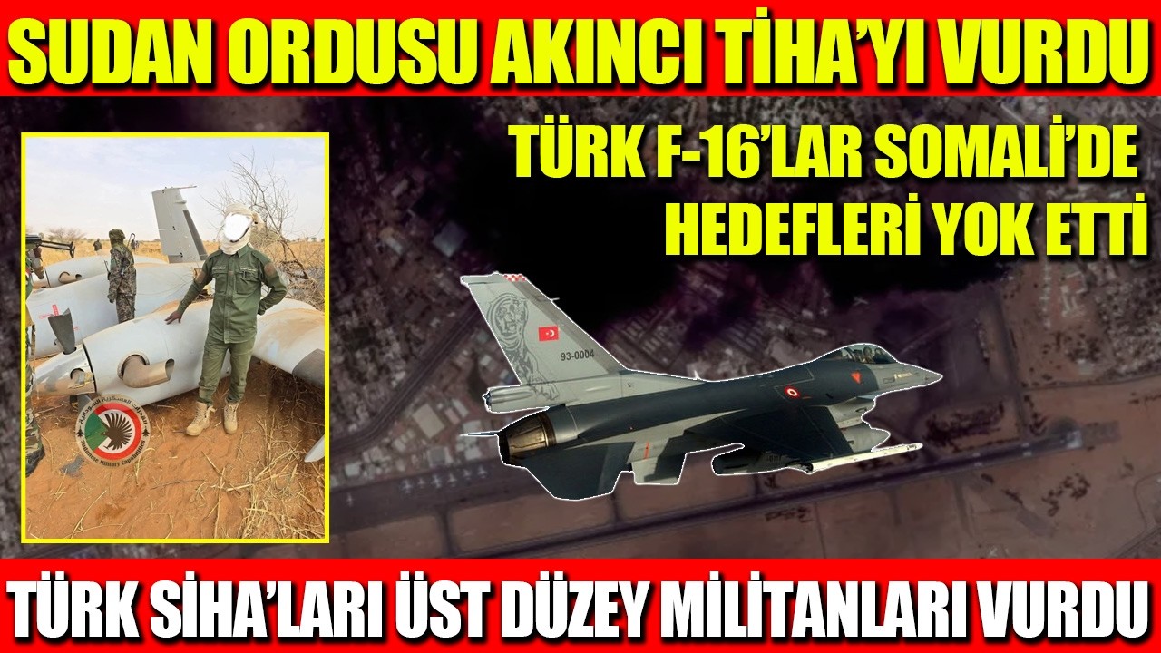 СУДАНСКАЯ АРМИЯ СБИЛА УДАРНЫЙ БПЛА AKINCI | ТУРЕЦКИЕ F-16 УНИЧТОЖИЛИ ЦЕЛИ В СОМАЛИ