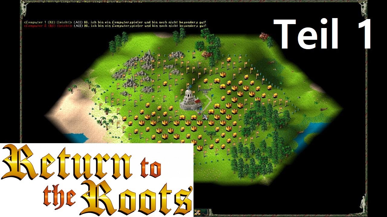 Kleine Warm Up Runde mit Siedler 2 RTTR - Mission Engpass - Teil 1/3