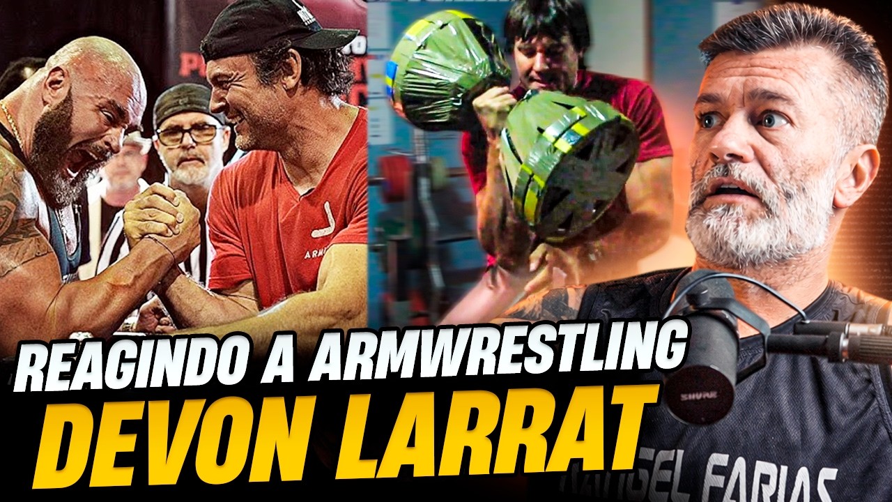 Conhecendo o Armwrestling - Rangel Farias Reagindo a Devon Larratt