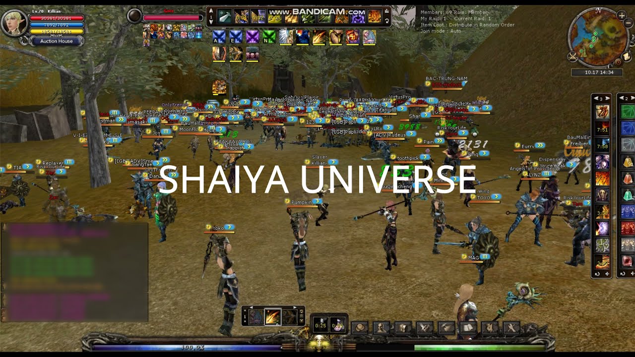 Shaiya Universe - Massive PvP in 1-15 Proelium Frontier - Archer POV #shaiya
