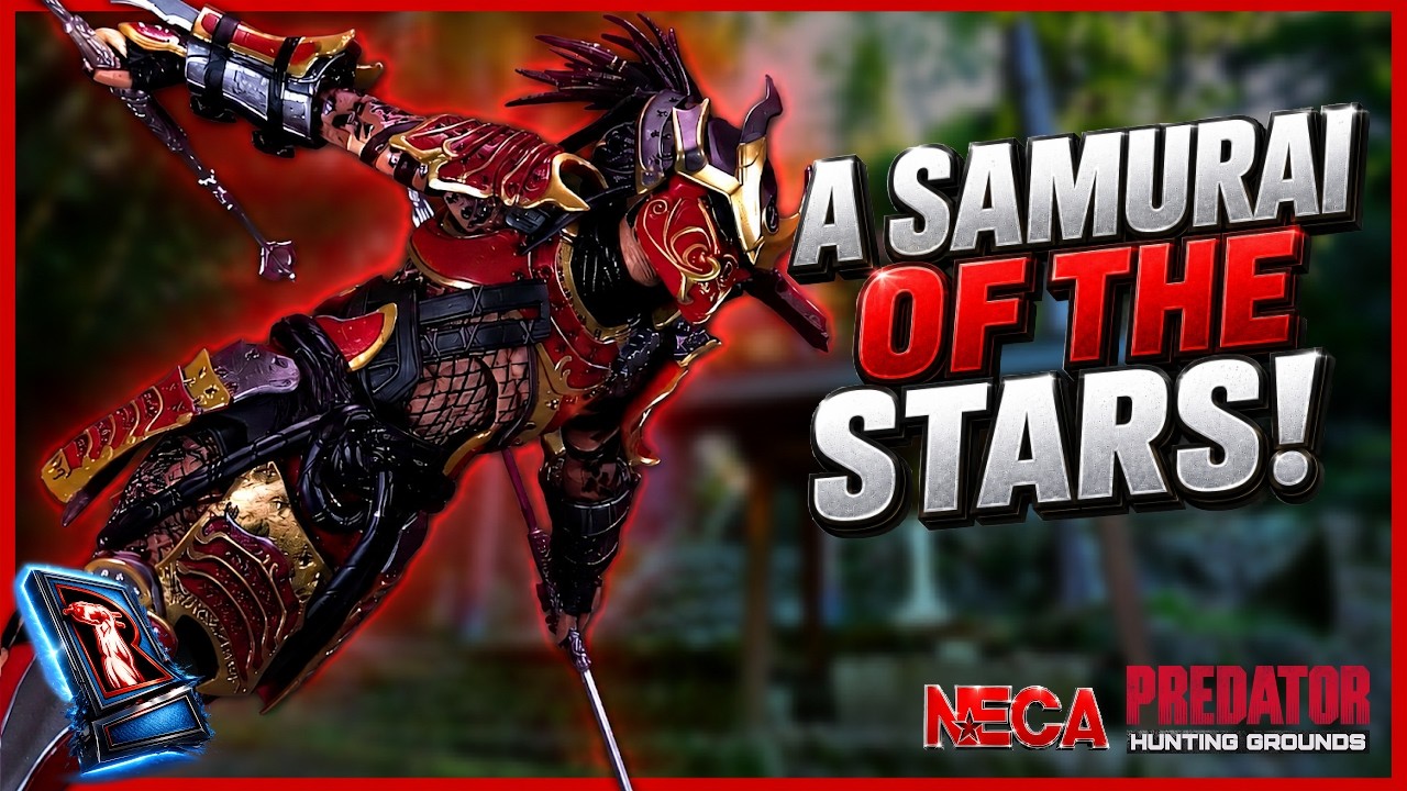 NECA Predator: Hunting Grounds Ultimate Samurai Predator Action Figure Review | @TheReviewSpot