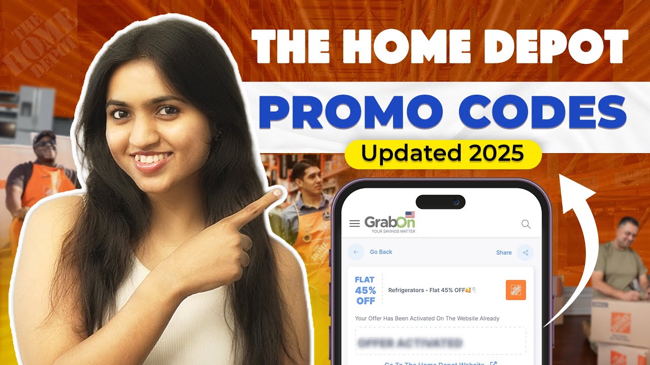 The Home Depot Promo Codes Online | Home Depot Coupons Code & Discounts